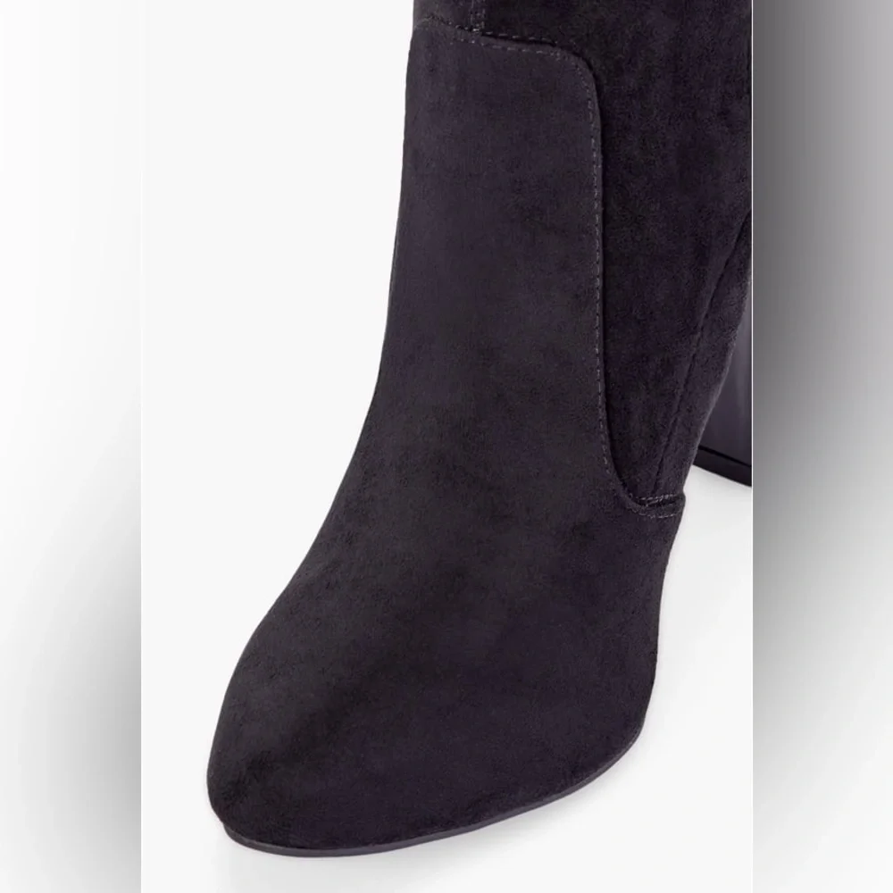 Black Thigh High Boots NEW!